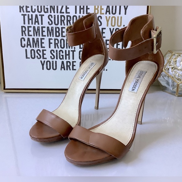 Steve Madden Marlene Summer Sandal Strap Stilettos - Picture 5 of 9